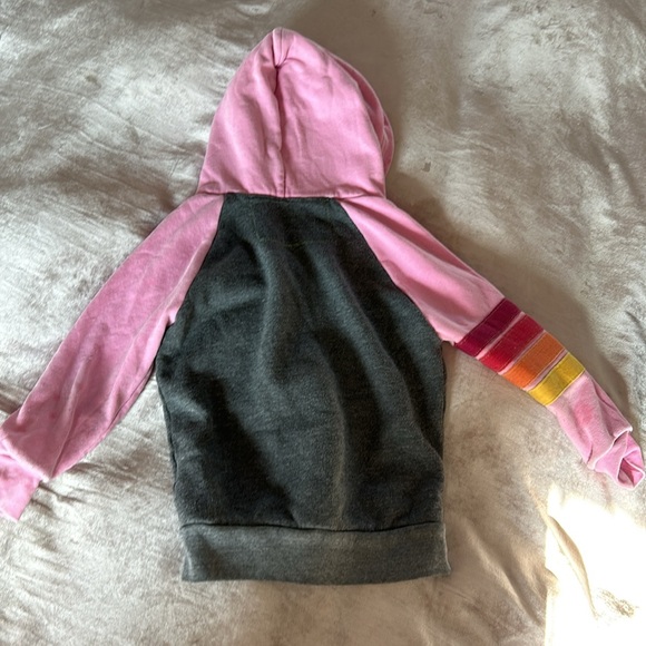 Aviator Nation Girls Zip Up Hoodie Size 4 - Picture 4 of 4